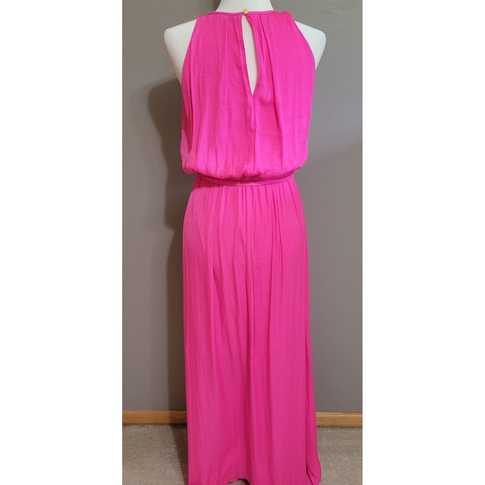 Jennifer Lopez Silky Smooth Pink Maxi Dress - Picture 2 of 6